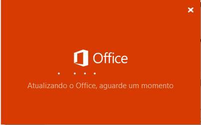 Atualizando o Office, aguarde um momento: Microsoft Office Trava ao  Tentarmos Abrir Qualquer um de Seus Programas: Word, Excel, Outlook... -  Categoria Outros